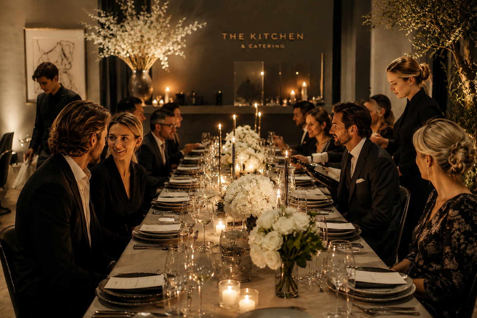 Sitting dinner catering